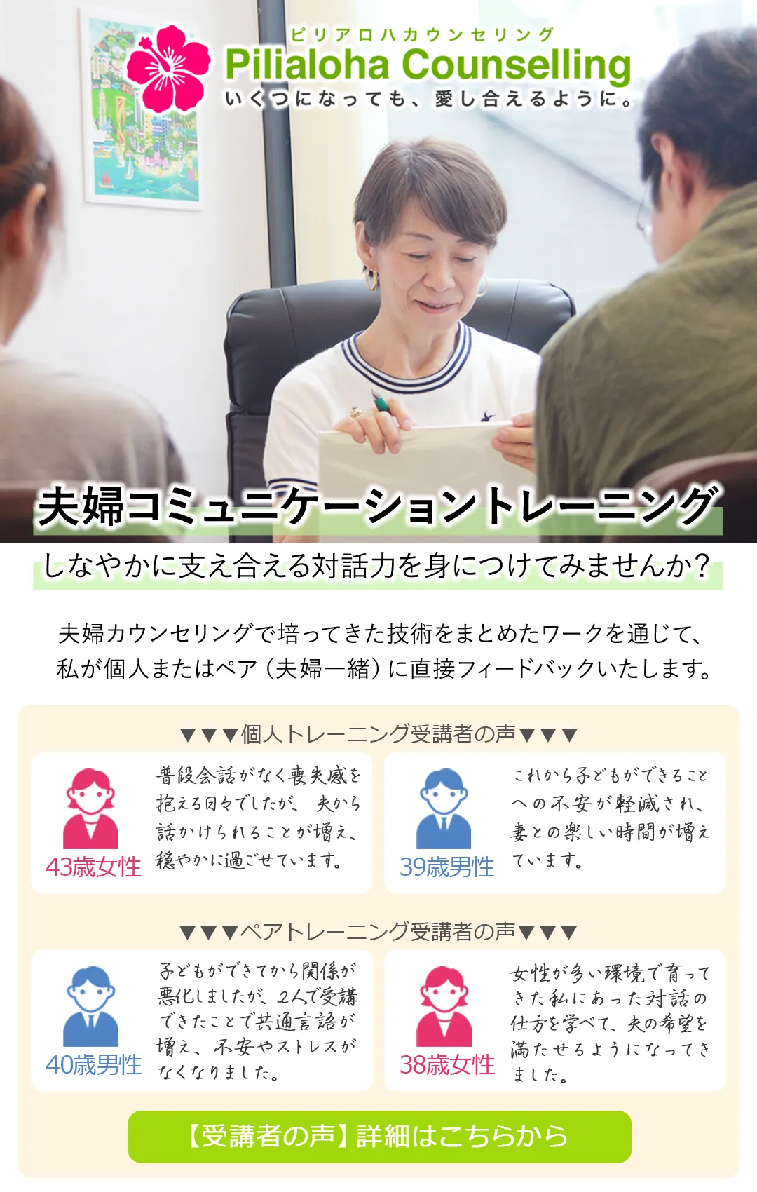 夫婦コミュニケーショントレーニング